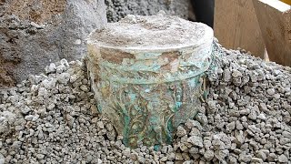 Pompeji: kostbare ägyptische Vase in der antiken "Street Food"-Zone gefunden