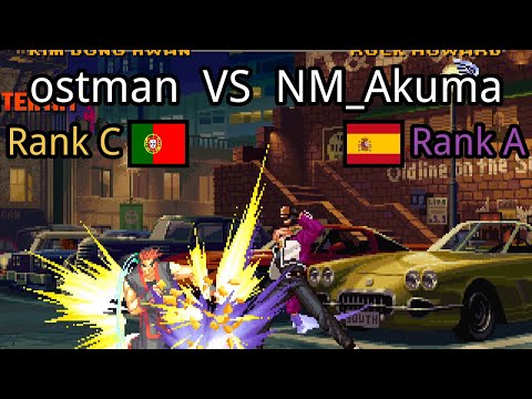 Garou - Mark of the Wolves: ostman (PT, Rank C)  vs NM_Akuma (ES, Rank A)
