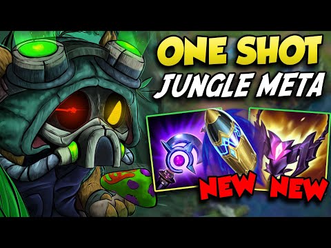 ONE SHOT BUILD WITH SHADOWFLAME AND FIRST STRIKE ON TEEMO JUNGLE IN SEASON 12 - League of Legends