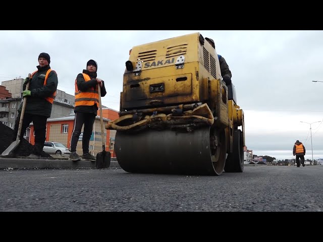 В Ангарске завершается дорожный сезон