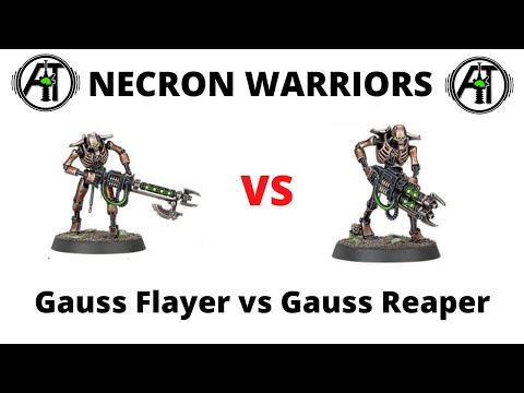 Gauss Flayer vs Gauss Reaper - Necron Warriors Weapon Choice Comparison + Math Hammer - Indomitus