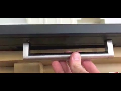 Part of a video titled How to install IKEA Door handles - FAST & EASY! - YouTube