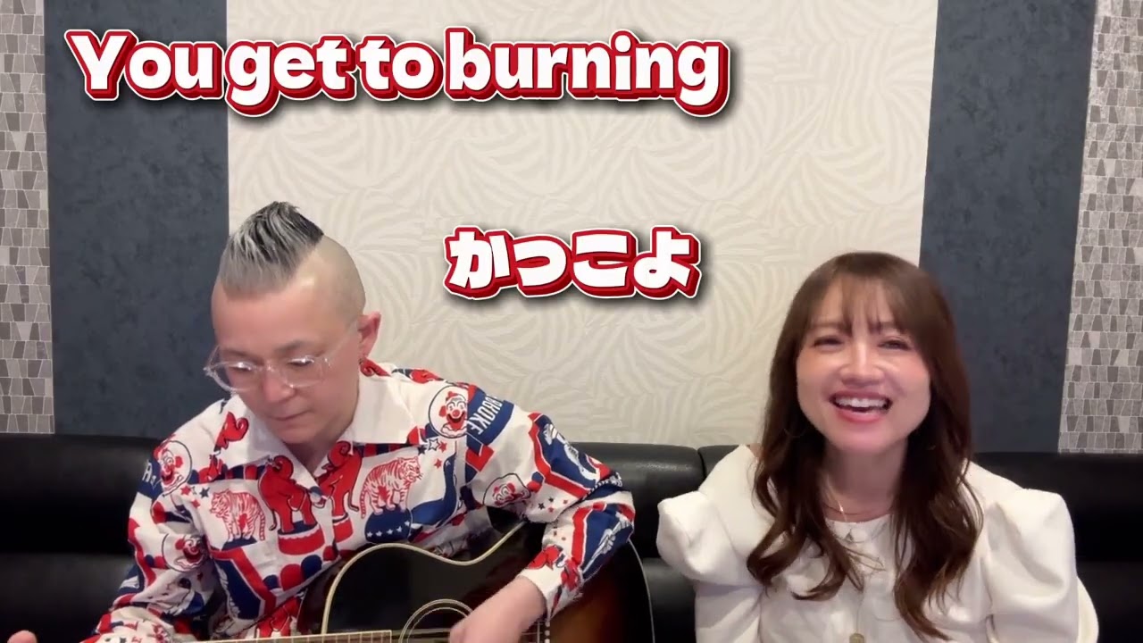 YOU GET TO BURNING on backstage!
