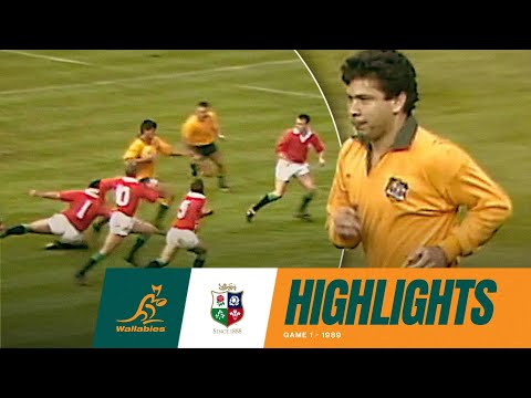 Wallabies v British & Irish Lions | Classic Highlights | 1989 Game 1