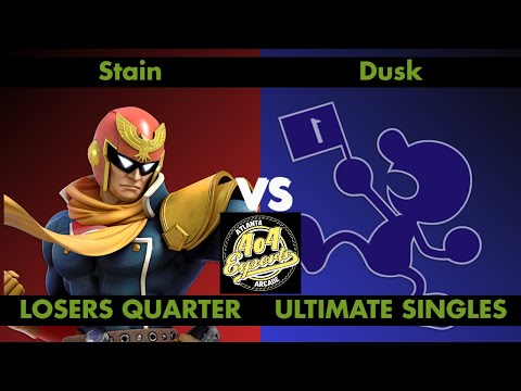 SSBU - 4o4 Smash Night 24 - FTM| Stain (Captain Falcon) vs 4o4|DBQ| Dusk (Steve) - Losers Quarter