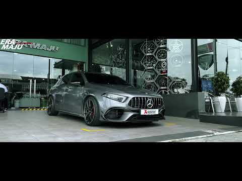 Akrapovic Evolution Titanium Exhaust for AMG A45S Taking Performance to the Next Level with Style!