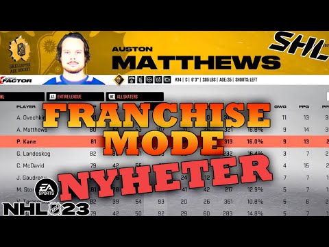 , title : 'NHL 23 FRANCHISE MODE NYHETER! Game Modes Trailer På Svenska'