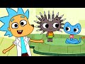 The Changinator Kit Turns Into A Porcupine Animation For Kids Kit N Kate