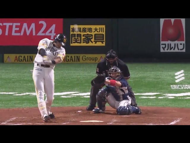 【2回裏】好調維持!! ホークス・柳田の3ランアーチで大量リード!! 2017/6/23 H-L