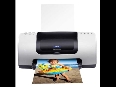How to Clean an Epson Inkjet Printer Print-Head Video