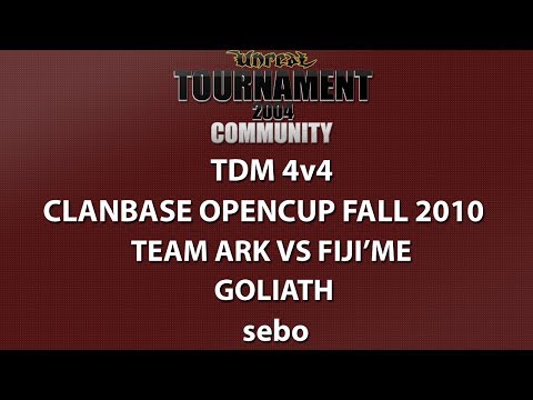 UT2004 TDM 4v4 - ClanBase OpenCup Fall '10 - Team Ark vs fiji' ME - Goliath - sebo