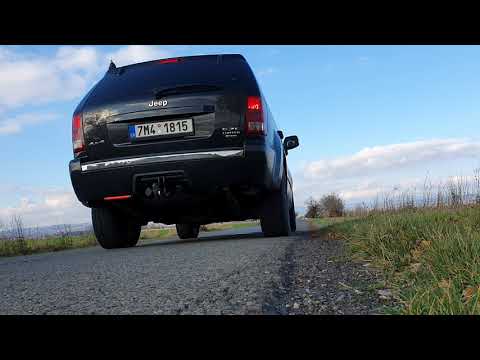 Jeep Grand Cherokee WK 5.7 HEMI V8 sound straight pipe