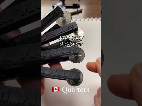 Canadian Quarters Ping And Magnet Test