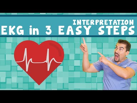 EKG interpretation - PQRST memory Trick - in 3 easy steps. Part 2