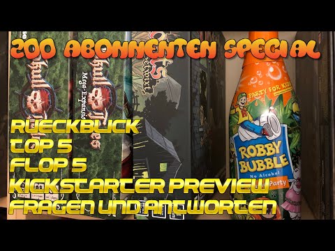 🥳 200 Abonnenten Special 🍾 - TOP 5/FLOP 5 - Q&A - Kickstarter Preview - KEINE AHNUNG