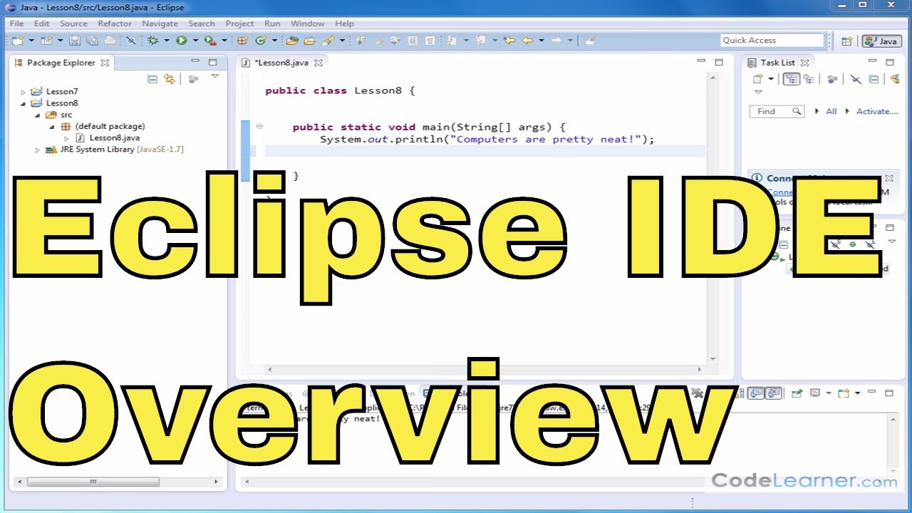 09 - Overview of the Eclipse IDE in Java Programming