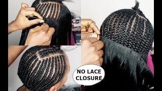 NO LACE CLOSURE ➟SEW IN WEAVE TUTORIAL Video For BEGINNERS  (HOW TO)