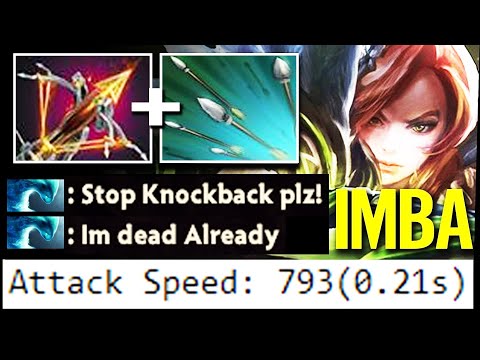 800AS KNOCKBACK TO DEATH! Ballista 100% Windranger Ultimate Weapon WTF IMBA Dota 2 Pro Carry Guide