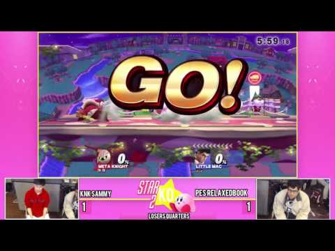 Star KO 2 Losers Quarterfinals KnK | Lee (Meta Knight) vs PES | RelaxedBook (Little Mac)