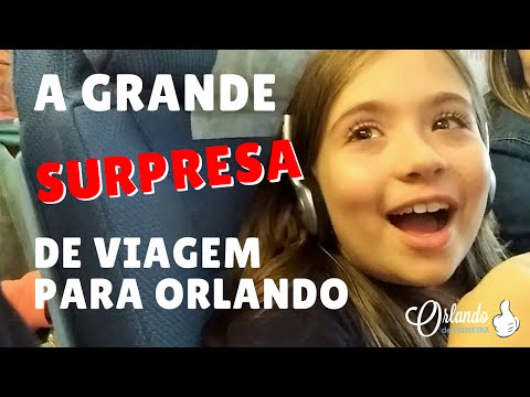 A surpresa para minha filha na viagem para Orlando!
