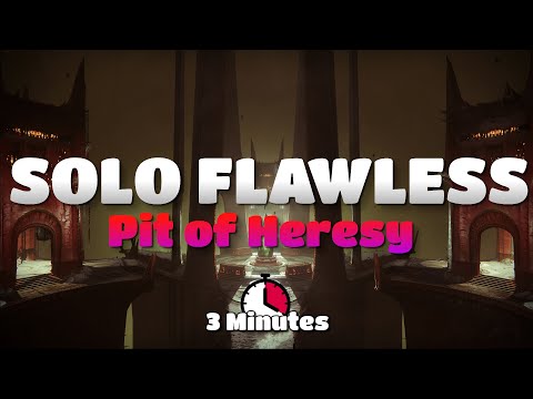 Solo Flawless Pit of Heresy Explained in 3 Minutes