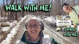 Rockin' Red MINERAL MARVELS Watercolor Swatch! WALK WITH ME! The Ice is Slowly Melting! 🎶🎹