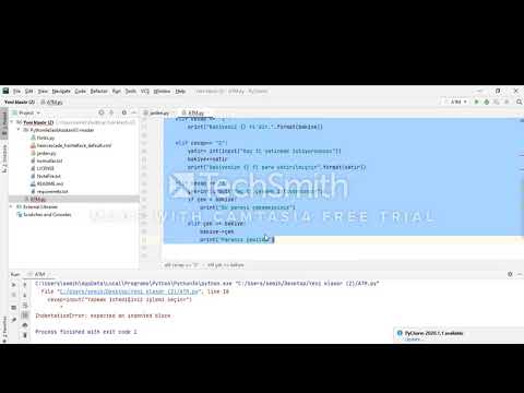 Python Gelişmiş ATM Projesi Nasıl Yapılır?