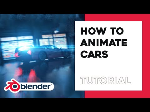 How to do a car animation in BLENDER! (Advanced)