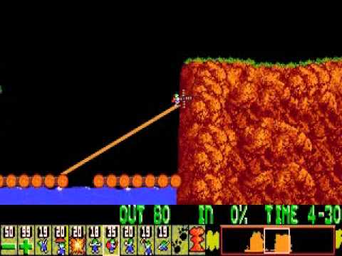 Let's Play Lemmings 06: A Bridge Not Far Enough