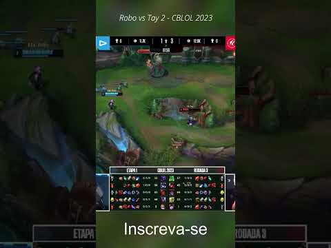 Robo vs Tay 2 - CBLOL 2023 #shorts #lol #cblol