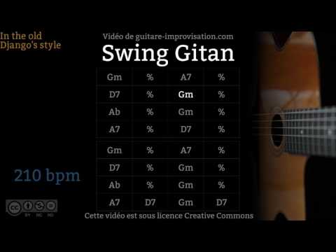 Swing Gitan (210 bpm) - Gypsy jazz Backing track / Jazz manouche
