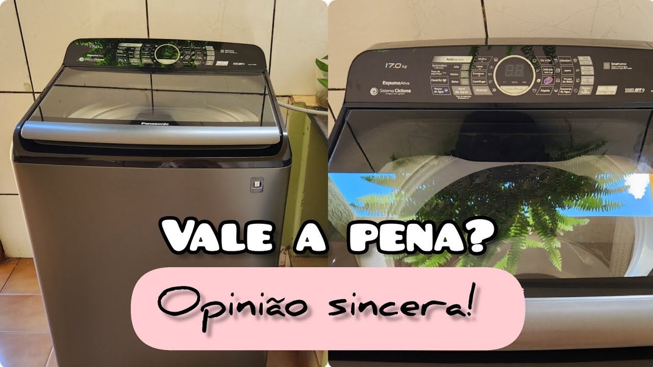 LAVADORA PANASONIC 17KG, VALE A PENA? OPINIÃO E RESENHA COMPLETA #panasonic #resenha