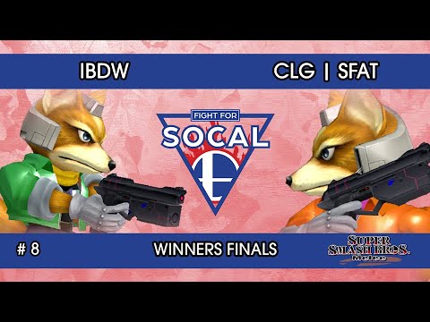 Fight For SoCal 8 - iBDW (Fox) VS CLG | SFAT (Fox) - SSBM - Winners Finals