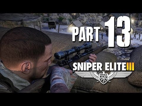 Sniper Elite 3 Walkthrough Part 13 - SNIPER FRENZY