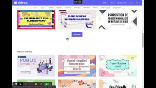 How to use a SlidesGo.com Google Slides Template and Upload to Google Classroom assignment page