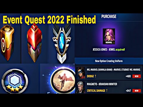 Last Event Quest in 2022 Rewards Collect And Jessica Jones Uniform Buy - Marvel Future Fight