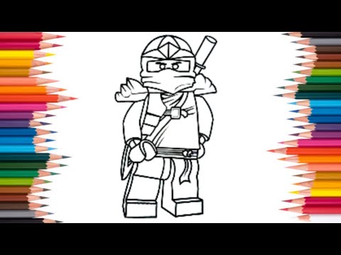 Ninjago drawing🖌️🎨 | how to draw Ninjago | Colouring 🌈✨ craft.