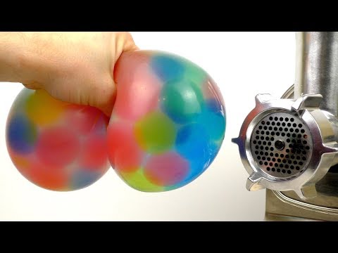 Crushing Crunchy & Soft Things by Meat Grinder!