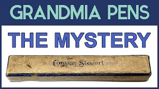 THE MYSTERY CONWAY STEWART FOUNTAIN PEN