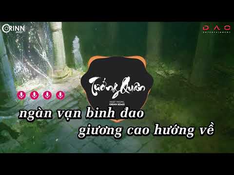 KARAOKE | Tướng Quân (Orinn Remix) - Nhật Phong | Nhạc Trẻ EDM Hot Tik Tok Gây Nghiện Gây Nghiện