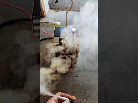 This smoke leak detector machine is awesome