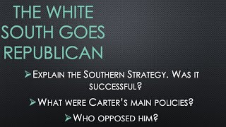 25 1 White South Goes Republican