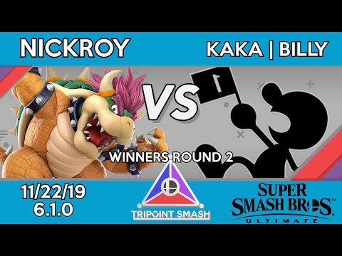 Tripoint Smash 87 - Winners Round 2 - NickRoy(Bowser) Vs. kaka | Billy(Mr Game and Watch)