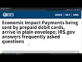 IRS News Economic Impact Payments being
