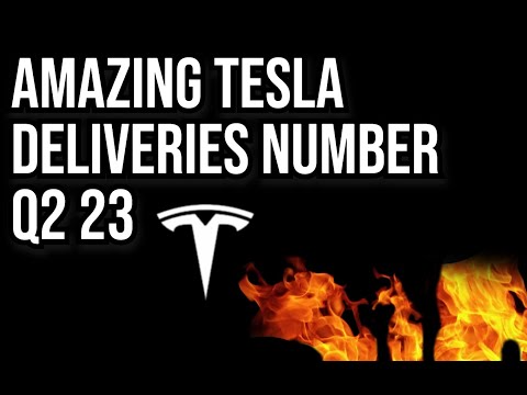 Wow! Amazing Tesla Q2 2023 Deliveries Number. Crushing Wall Street Estimate