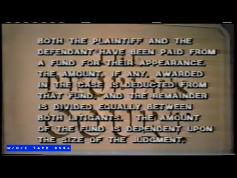 WOC Tape 0584 End Credit Announcements Compilation - 1980s