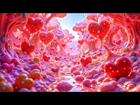 ❤️ Ultra HD Valentine's Day Background | 4K Animated Hearts Screensaver |  Copyright Free Footage ❤️