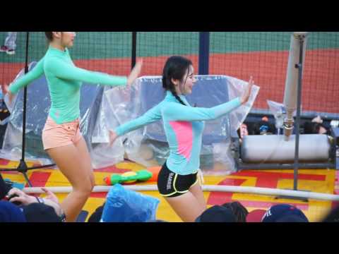 [60f] 160821 최선미 치어리더 - Bang bang #kt vs 한화