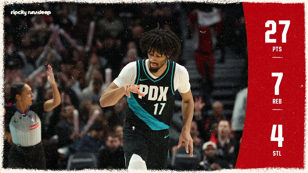 Shaedon Sharpe DOMINATES with 27 Points and 4 Steals Against the Heat | January 22nd, 2026