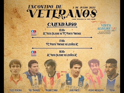 🔴⚽ SC Vista Alegre vs Leixões SC ✔️ Veteranos